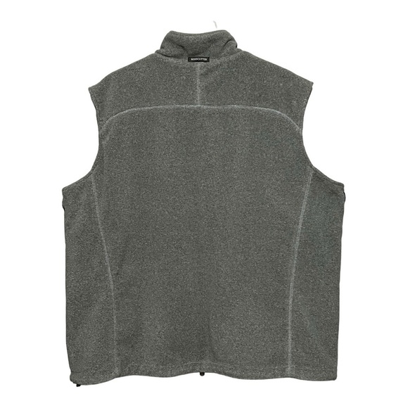 Eddie Bauer XXL Gray Fleece Vest Zip Front Sleeveless Jacket Outdoor Gorpcore - Picture 2 of 8